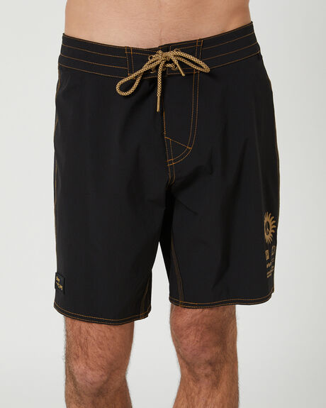 BLACK MENS CLOTHING STAY BOARDSHORTS - SBO-22306BLK