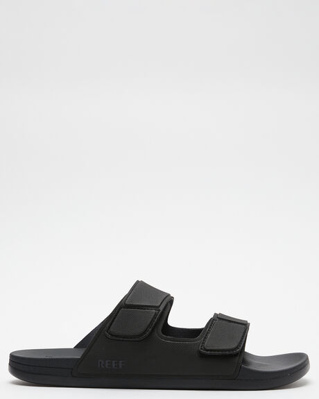 BLACK MENS FOOTWEAR REEF SLIDES - CJ0394BLA