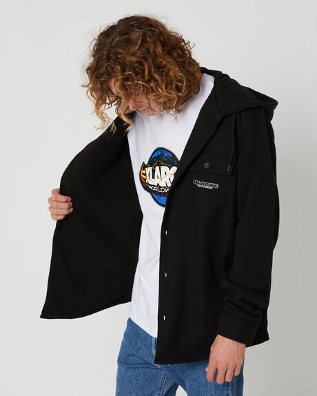 BLACK MENS CLOTHING XLARGE COATS + JACKETS - XL035502BLACK