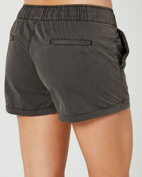 BLACK WOMENS CLOTHING SWELL SHORTS - S8173231BLK