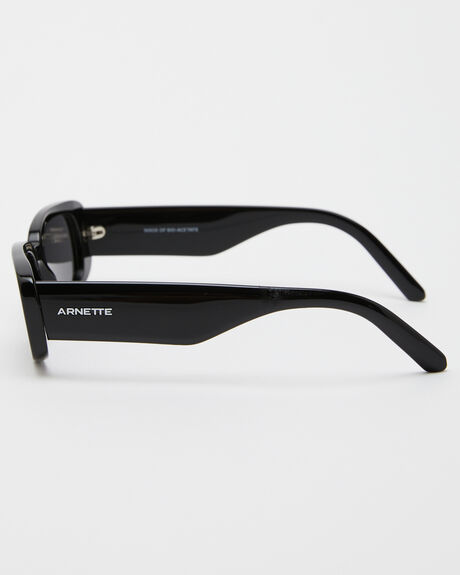 BLACK / DARK GREY WOMENS ACCESSORIES ARNETTE SUNGLASSES - 0AN4317-121487