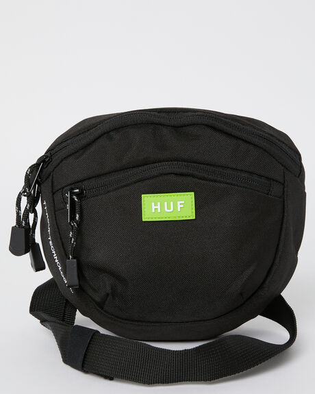 BLACK MENS ACCESSORIES HUF BAGS + BACKPACKS - AC00700BLK
