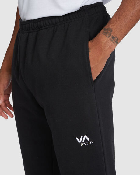 BLACK MENS CLOTHING RVCA PANTS - AVYNP00116-BLK