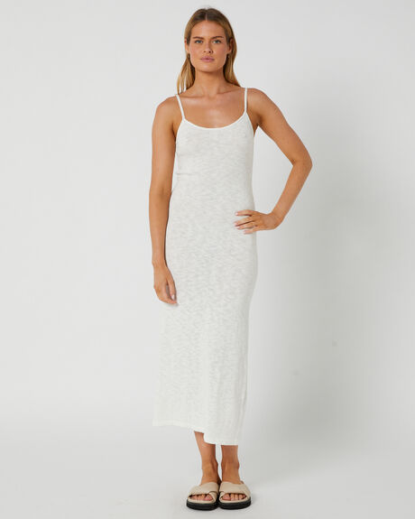 WHITE WOMENS CLOTHING THE HIDDEN WAY DRESSES - HWWS24417WHT