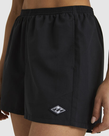 BLACK WOMENS CLOTHING BILLABONG SHORTS - UBJBS00129-BLK