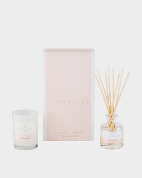 VINTAGE GARDENIA HOME CANDLES + DIFFUSERS PALM BEACH COLLECTION  - PBC-GPMCDVG