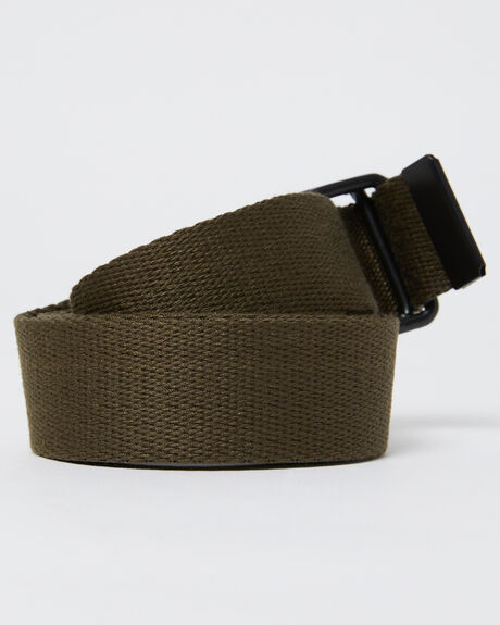 ARMY GREEN MENS ACCESSORIES THRILLS BELTS - TS21-1014FAGRN