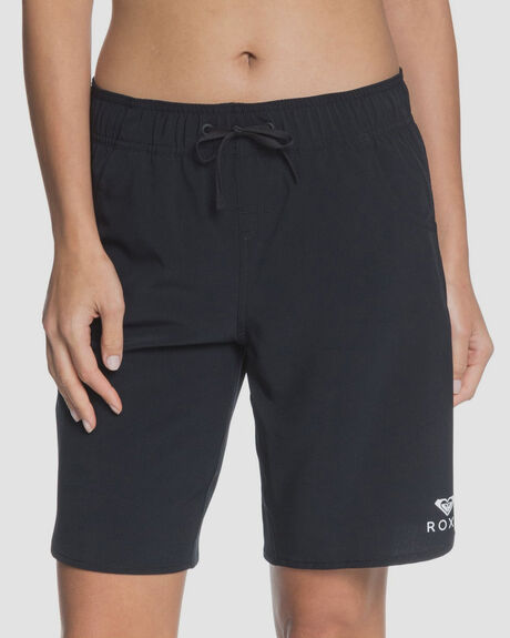 ANTHRACITE WOMENS CLOTHING ROXY SHORTS - ERJBS03164-KVJ0