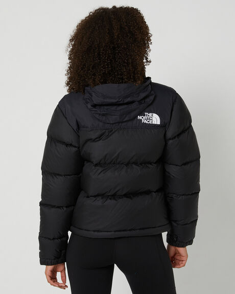 BLACK WOMENS CLOTHING THE NORTH FACE COATS + JACKETS - NF0A3XEOLE4