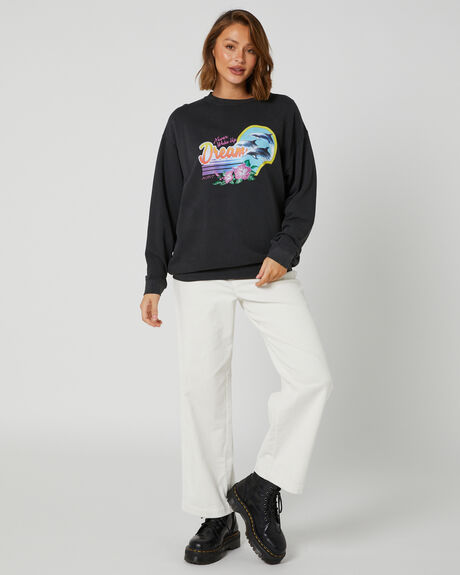 VINTAGE BLACK WOMENS CLOTHING MISFIT JUMPERS - MT126305VBLK