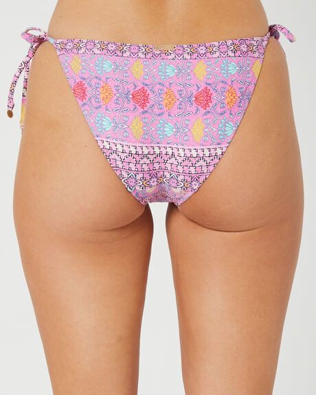 PURPLE  BLOSSOM WOMENS SWIMWEAR TIGERLILY BIKINI BOTTOMS - T522098PUR