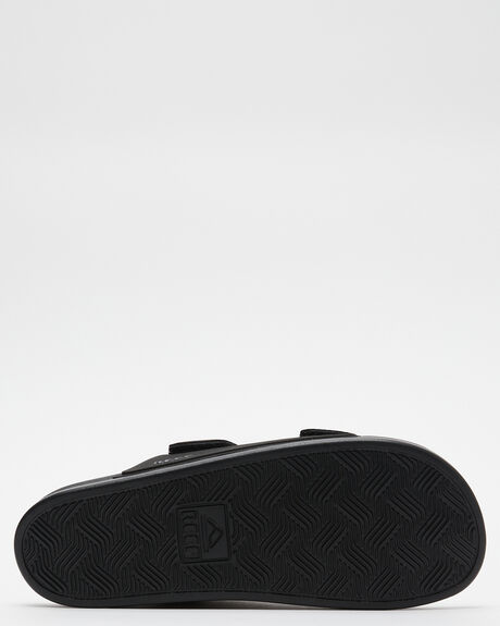 BLACK MENS FOOTWEAR REEF SLIDES - CJ0394BLA