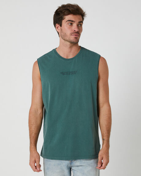 FOREST GREEN MENS CLOTHING SILENT THEORY T-SHIRTS + SINGLETS - 4028010FRST