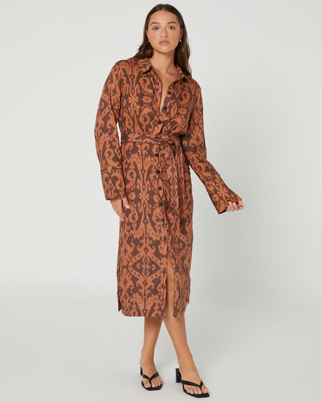 PUMPKIN SPLICE WOMENS CLOTHING TIGERLILY DRESSES - T635406PKS