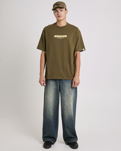 BROWN MENS CLOTHING SPENCER PROJECT T-SHIRTS + SINGLETS - SPMW25847-BRN-S