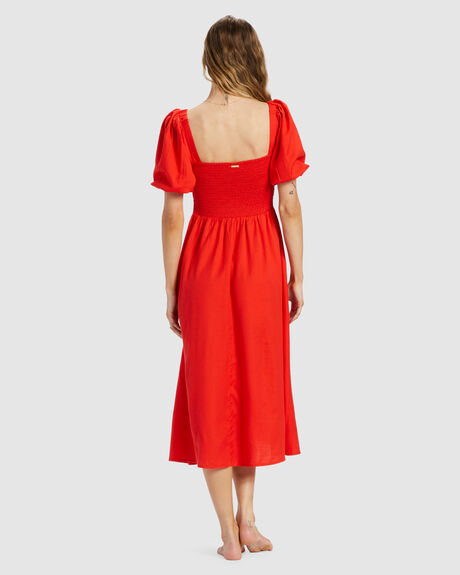 RAD RED WOMENS CLOTHING BILLABONG DRESSES - ABJWD00634-RDD