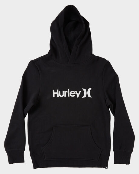 BLACK KIDS BOYS HURLEY JUMPERS + JACKETS - HHBFLOOCOH010