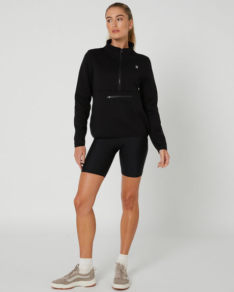 BLACK WOMENS CLOTHING HURLEY JUMPERS - AWFL23Q1HTBLK