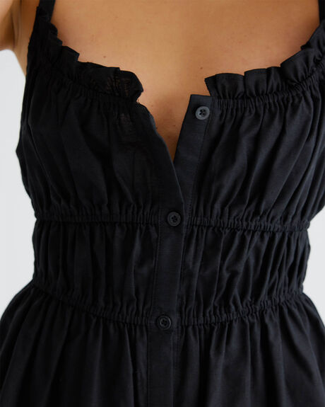 BLACK WOMENS CLOTHING SNDYS DRESSES - SFD802-BLK