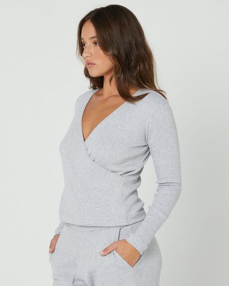GREY WOMENS ACTIVEWEAR DK ACTIVE TOPS - DK11-031-GRY-XS