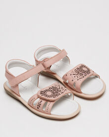 Clarks flip flops kids gold top