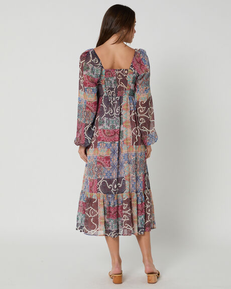 PAISLEY PATCHWORK WOMENS CLOTHING MINKPINK DRESSES - MG2402573-PAISLEY