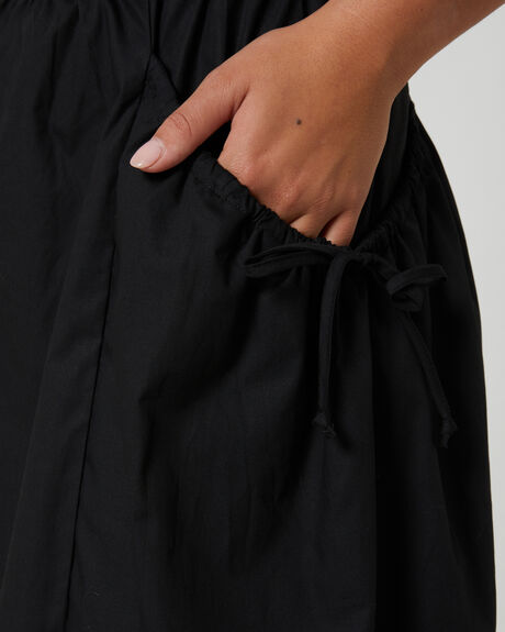 BLACK WOMENS CLOTHING THE HIDDEN WAY DRESSES - HWWW24547.BLK