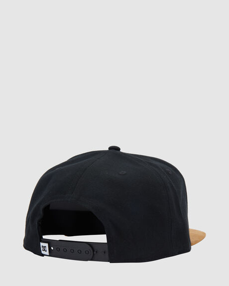 BLACK MENS ACCESSORIES DC SHOES HEADWEAR - ADYHA04143-KVJ0