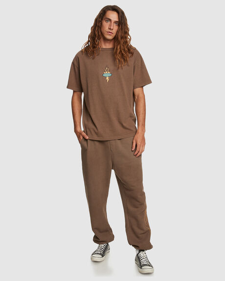 CHOCOLATE CHIP MENS CLOTHING QUIKSILVER GRAPHIC TEES - EQYZT07334-KQD0