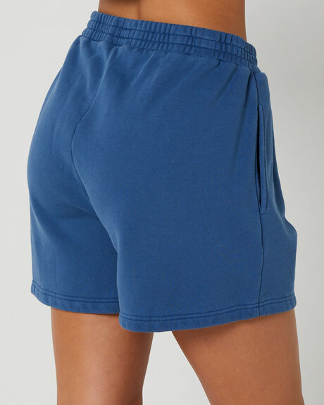 PIGMENT BLUE WOMENS CLOTHING STUSSY SHORTS - ST135600PIGBLU
