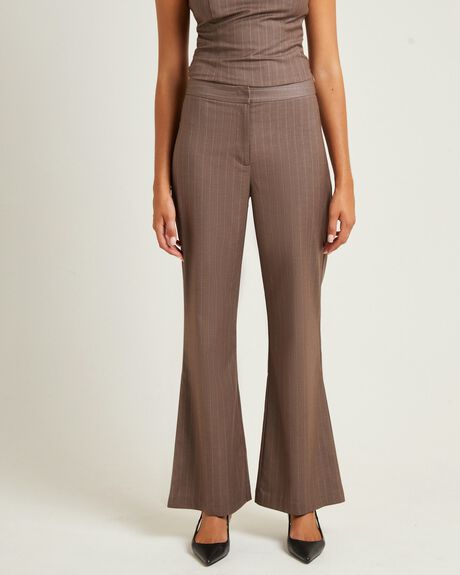 BROWN WOMENS CLOTHING ALICE IN THE EVE PANTS - ALWW24219-BRN-XXS
