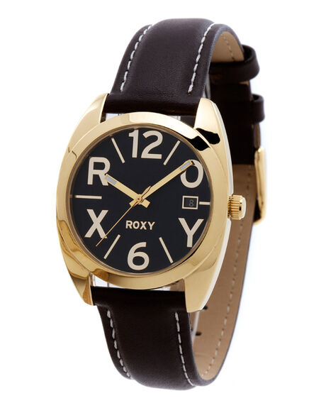 Roxy The Marco 32 Leather Watch Brown SurfStitch