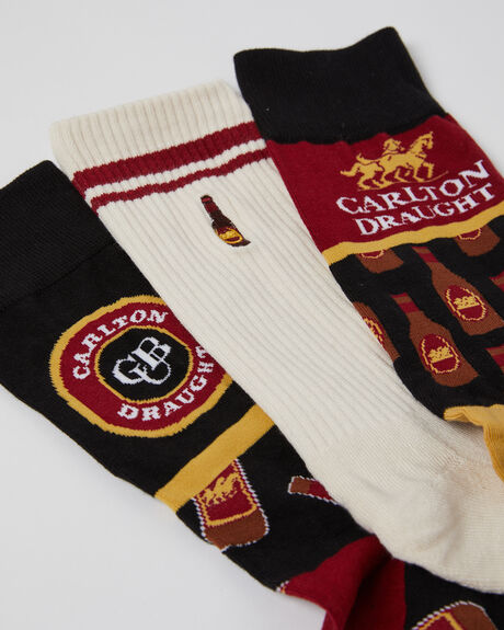MULTI MENS ACCESSORIES FOOT-IES SOCKS + UNDERWEAR - FCAR869-MULT