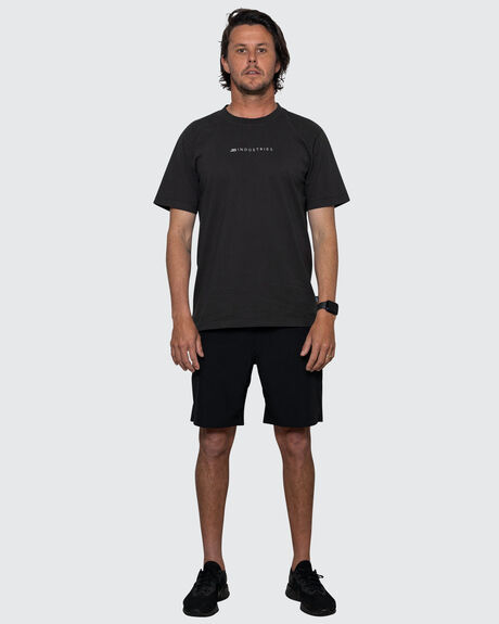 BLACK MENS CLOTHING JS INDUSTRIES GRAPHIC TEES - JSCTT1