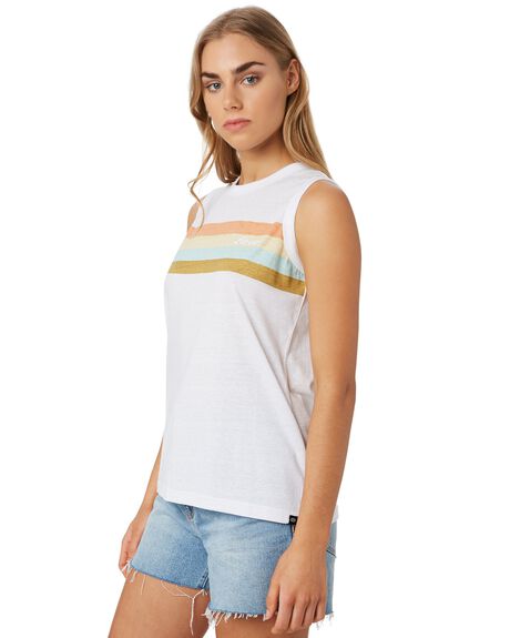 Rip Curl Sunsetters Muscle - White | SurfStitch