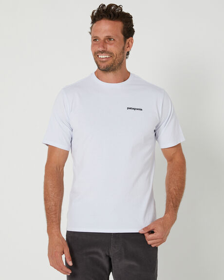 WHITE MENS CLOTHING PATAGONIA GRAPHIC TEES - 38504WHI