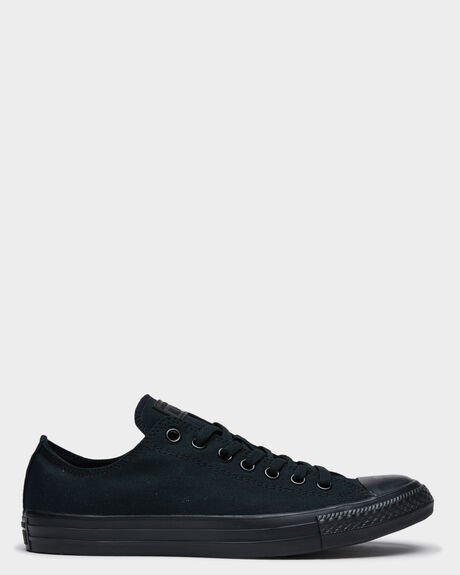 BLACK MONOCHROME MENS FOOTWEAR CONVERSE SNEAKERS - 15039BLKMO 