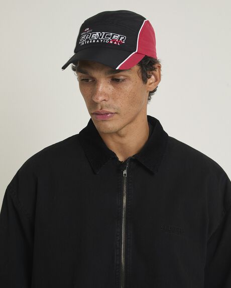 BLACK MENS ACCESSORIES SPENCER PROJECT HEADWEAR - SPMW25946-BLK-ONE