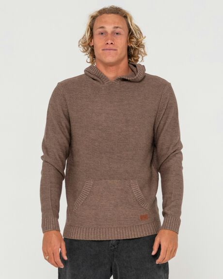 FALCON MENS CLOTHING RUSTY KNITS + CARDIGANS - P24-CKM0071-FAL-1S