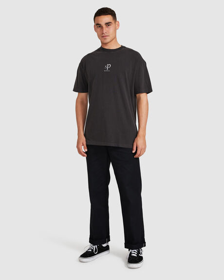 BLACK MENS CLOTHING SPENCER PROJECT GRAPHIC TEES - 23006200026