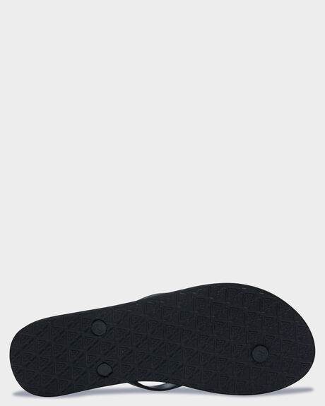 BLACK WOMENS FOOTWEAR ROXY THONGS - ARJL100663BK3