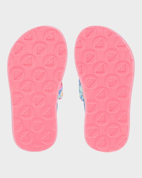 BLUE MIST KIDS GIRLS ROXY SANDALS - AROL100020-BM5