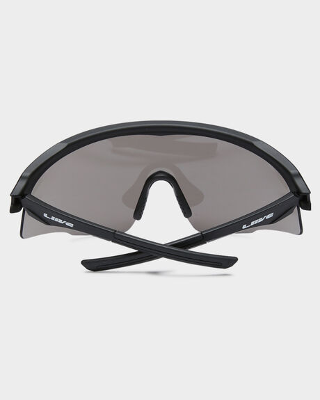 MATT BLACK MENS ACCESSORIES LIIVE VISION SUNGLASSES - LS105B-MBLK