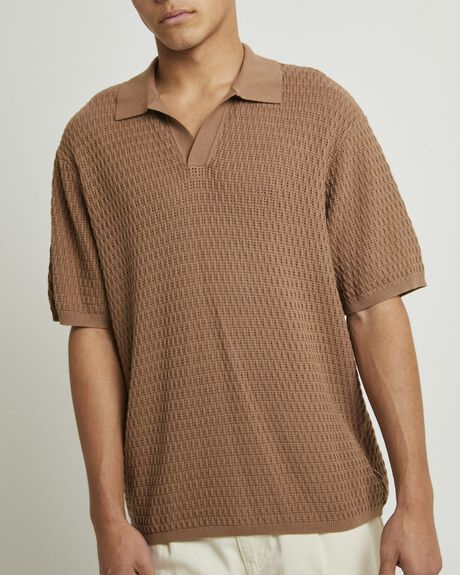 BROWN MENS CLOTHING ARVUST SHIRTS - ARMS25208-BRN