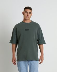 Standard Jean Co Marlo Waffle T-Shirt - Green | SurfStitch