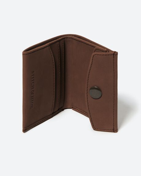 BROWN WOMENS ACCESSORIES STITCH AND HIDE PURSES + WALLETS - SHH_JOEY_BRN