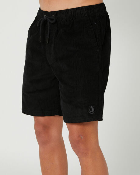 BLACK MENS CLOTHING TOWN AND COUNTRY SHORTS - TWS710EBLK