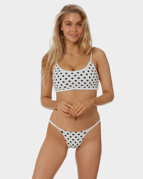 WHITE SPOT WOMENS SWIMWEAR TACOOLA BIKINI BOTTOMS - BETTBWHTSPOTS