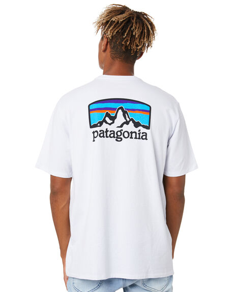 Patagonia Fitz Roy Horizons Responsibili Mens Tee - White | SurfStitch