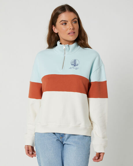 TOFU / PASTEL BLUE WOMENS CLOTHING LEVI'S JUMPERS - A4935-0000